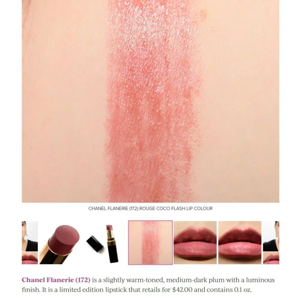 Chanel Rouge Coco Flash Lip Colour Flanerie (172)